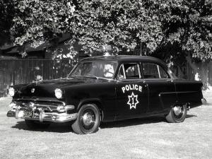 1954 Ford Mainline 4-Door Sedan Police Car